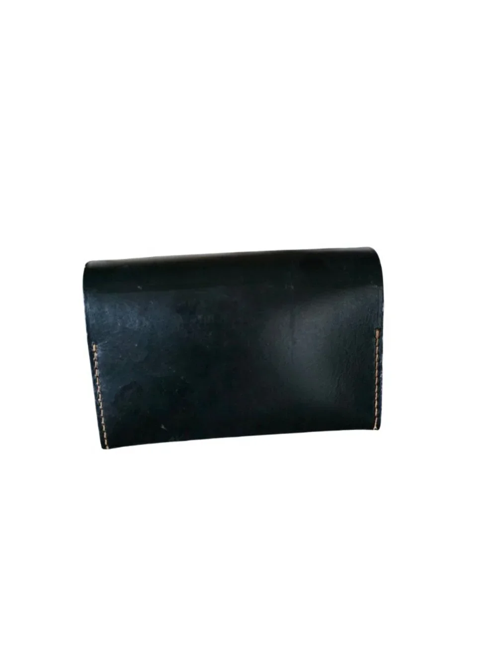 Vintage Marlboro Advertising Black Leather Cigarette and Tobacco Pouch Case